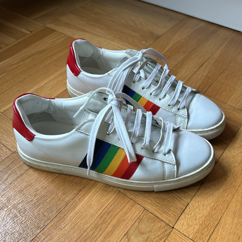 Rainbow detail DSQUARED2 lace up shoes